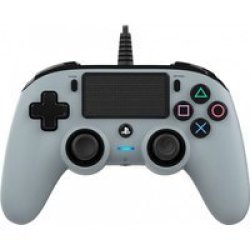 - Wired Compact Controller - Grey PS4