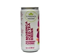 Moringa Iced Tea Drink: Raspberry Flavoured 4 X 300ML Cans
