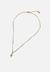Premium Pendant Necklace - Gold Plated Lightning Bolt