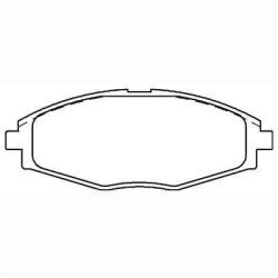 Rhyno Brake Pads For Chevrolet Spark - 1.0 49KW Year: 2005 - 2010 4 Cyl 995 Eng