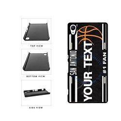 Bleureign Tm Personalized Basketball San Antonio License Plate Plastic Phone Case Back Cover For Sony Xperia Z4