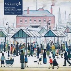 Adult Jigsaw Puzzle L.s. Lowry: Market Scene Northern Town 1939 - 1000-PIECE Jigsaw Puzzles Jigsaw New Edition