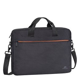Rivacase 15.5 Inch Laptop Bag With Separate Document Compartment - Black