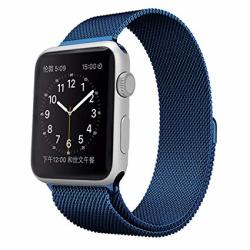 Apple Watch Band 42MM Huanlongtm Milanese Magnetic Closure Clasp Bracelet Metal Watch Band Mi