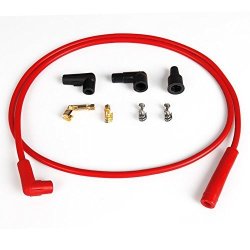 BANG4BUCK Silicone 8MM Spark Plug Distributor Replacement Wire Set 90 Degree Ignition Wire Kit