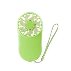 Ys-feiteng Small Fan MINI Fan Charging Fan Handheld MINI Fan Outdoor Lanyard Portable New Small Fan Color : A