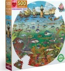 Fish & Boats Round Puzzle 500 Piece