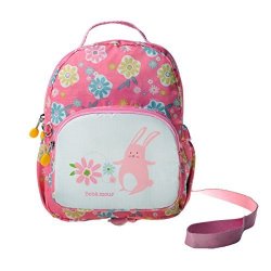 Bebamour Toddler Harness Backpack Children Baby Safety Bag With Leash Pink