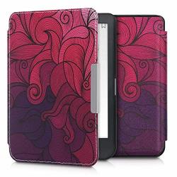 Kwmobile Case For Kobo Clara HD - Book Style Pu Leather Protective E-reader Cover Folio Case - Multicolor Dark Pink violet light Pink