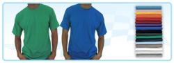 Plain Cotton Crew T Shirts - S Lime Green