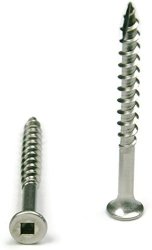 Square Drive Deck Screws 305 Stainless Steel Bugle Head Type 17 Point - 8 X 1-1 2" QTY-100