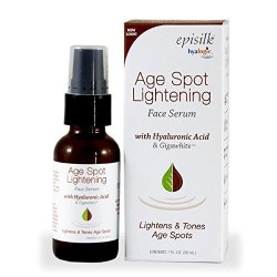 Hyalogic Episilk Age Spot Lightening Serum - 1 Bottle 1 Fl. Oz - With Hyaluronic Acid - Helps Lighten Age Spots - Premium Anti