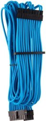 - Premium Individually Sleeved Atx 24-PIN Cable Type 4 Gen 4 - Blue