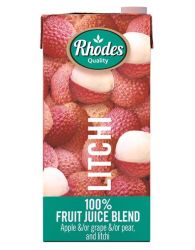 100% Fruit Juice Litchi 6 X 1 Lt
