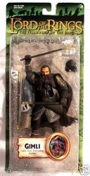 The Lord Of The Rings Lotr The Fellowship Of The Ring Figures Gimli With Axe Throwing Action