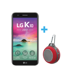LG K10 2017 & Bluetooth Speaker