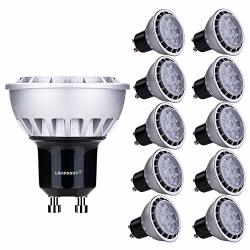 Lampaous Light Bulb 7W GU10 LED Bulbs 60 Degree Beam Angle Reflector Track Spotlight 50W Equi MR16 Shape 6000K Cool White Downlight Recessed Ceiling