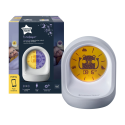 Tommee Tippee Sleep Trainer Clock Timekeeper Connected Sleep Aid App-enabled Alarm Clock And Nightlight For Children