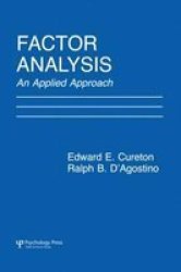Factor Analysis - An Applied Approach
