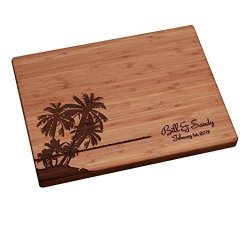 Personalized Cutting Board - Palm Trees