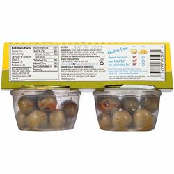 Pearls Olives To Go 1.6 Oz. Pimiento Stuffed Spanish Green Olives 24-CUPS