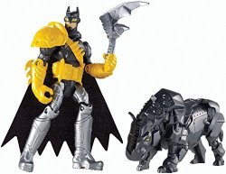 Batman Unlimited: And Axe Rhino Action Figures