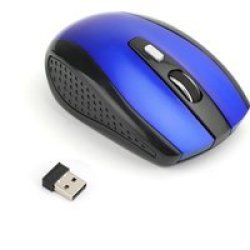 2.4GHZ Computer Wireless Optical Mouse RF-2185 Blue