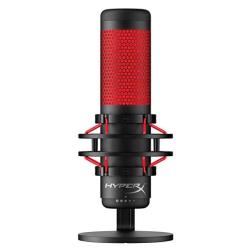 Hyperx Quadcast - USB Condenser Gaming Microphone For PC PS4 PS5 And Mac Anti-vibration Shock Mount Four Polar Patterns Pop Filter Gain Control Podcasts
