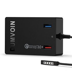 Microsoft Surface Pro 2 Surface Pro Charger 12v 3.6a Dumvoin 72w Ac Adapter Multi-port Charging Station Qualcomm Quick Charge 3.0 Power Supply For Nexus