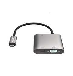 KANEX Usb-c Vga With Usb-a And Usb-c With Power Adapter