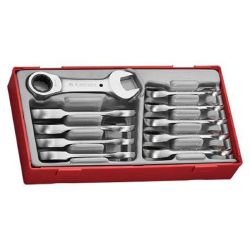 - Stubby Ratcheting Combination Spanner Set