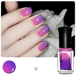 Besde New Nail Polish Thermal Nail Varnish Color Changing Peel Off Beauty U