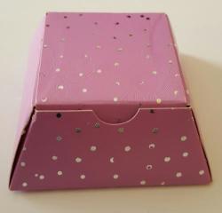 Wedding Favour Boxes - Flat Pyrimid Small Lilac