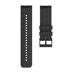 Khzbs Rubber Strap Replacement For Suunto Spartan Sport Wrist HR 9 Series 24MM Smart Quick Release Watch Band