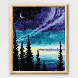 Adult Paint By Numbers With Frame - Evening Charm