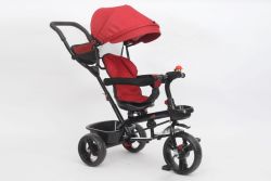 Sturdy Ride-on Cruiser Tricycle With Multipurpose Basket - Red