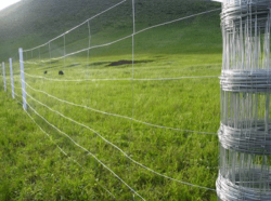Galvanised Field Fence 1.2m Height X 100m 6 Blocks Length Eco