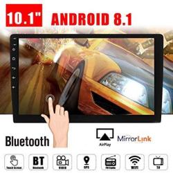 10.1" Android 8.1 Car Gps Double 2DIN Quad Core 16GB Touch Screen In Dash Car Stereo Radio Navigation With Bluetooth Gps Wifi Dab Obd Swc Mirror Link