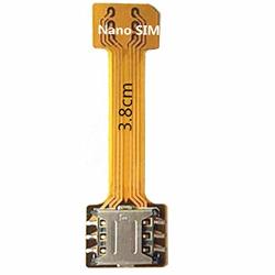Sim Card Converter Dual Sim Card Adapter Converter Standby Flex Cable Suitable For Samsung Android Xiaomi 3 Styles Nano Sim