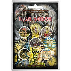 Iron Maiden - Early Albums Button Badge Pack