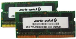 8GB 2X 4GB DDR3 For Apple Macbook Pro 15" Inch MC371LL A 2.4GHZ Intel Core I5 PC3-8500 204 Pin 1067MHZ Sodimm Memory RAM Parts-quick Brand