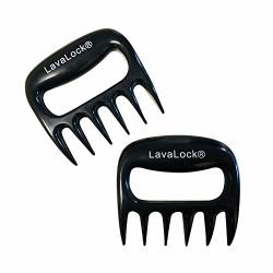 Lavalock Barbecue Meat Claws Pork Shredders For Kamado Bge Oklahoma Joes & Weber Smokey Mountain Grilling Bbq Charcoal Smoker Poultry & Beef Handling - Dishwasher Safe