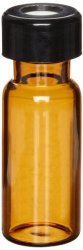 Wheaton W225152-0201 Borosilicate Glass 1.8ML Vial With 0.005 Red PTFE 0.035 Silicone Lined 9MM Abc Screw Cap Amber black Case Of 100