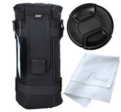 Jjc DLP-7II Deluxe Lens Pouch Water Resistant Deluxe Lens Pouch For Tamron Sp 150-600MM F 5-6.3 Di Vc Usd Sigma 150-500MM F5-6.3 Dg Os Hsm