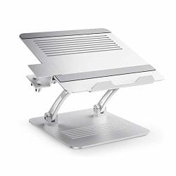 Stonishi Laptop Stand Ergonomic Aluminum Laptop Computer Stand Portable Laptop Stand Aluminum Foldable Holder With Heat-vent To Elevate Laptop For All Notebook Models With