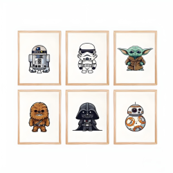 Star Wars Poster Set - Set Of 6