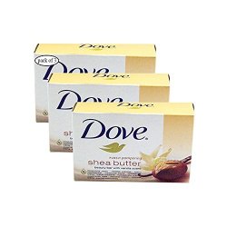 Dove Shea Butter Bar Soap 100G Approx. 0804357 Pack Of 3