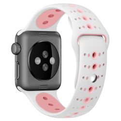 Two-tone Silicone Replacement Strap For Apple Watch 44MM 42MM