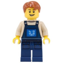 New Lego Movie Minifigure From 70811 Alfie The Apprentice