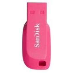 Sandisk Cruzer Blade USB 16GB Flash Drive - Pink Retail Box Limited Lifetime Warranty Product Overviewwith Its Stylish Compact Design And Generous Capacity The